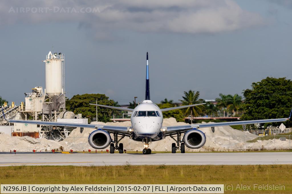 N296JB, Embraer ERJ-190-100 IGW 190AR C/N 19000219, Ft. Lauderdale
