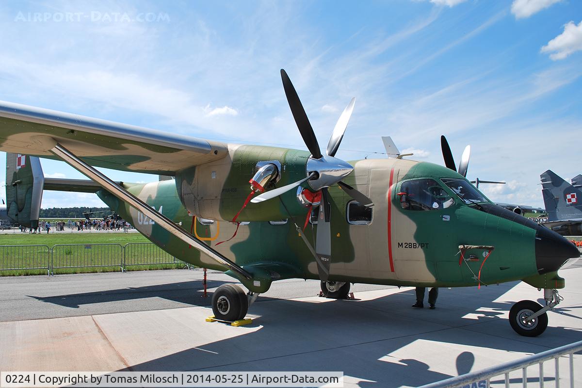 0224, 2013 PZL-Mielec M-28B/PT Bryza 1TD C/N AJG004-07, Polish Air Force, displayed at Polish Army Museum Ko?obrzeg