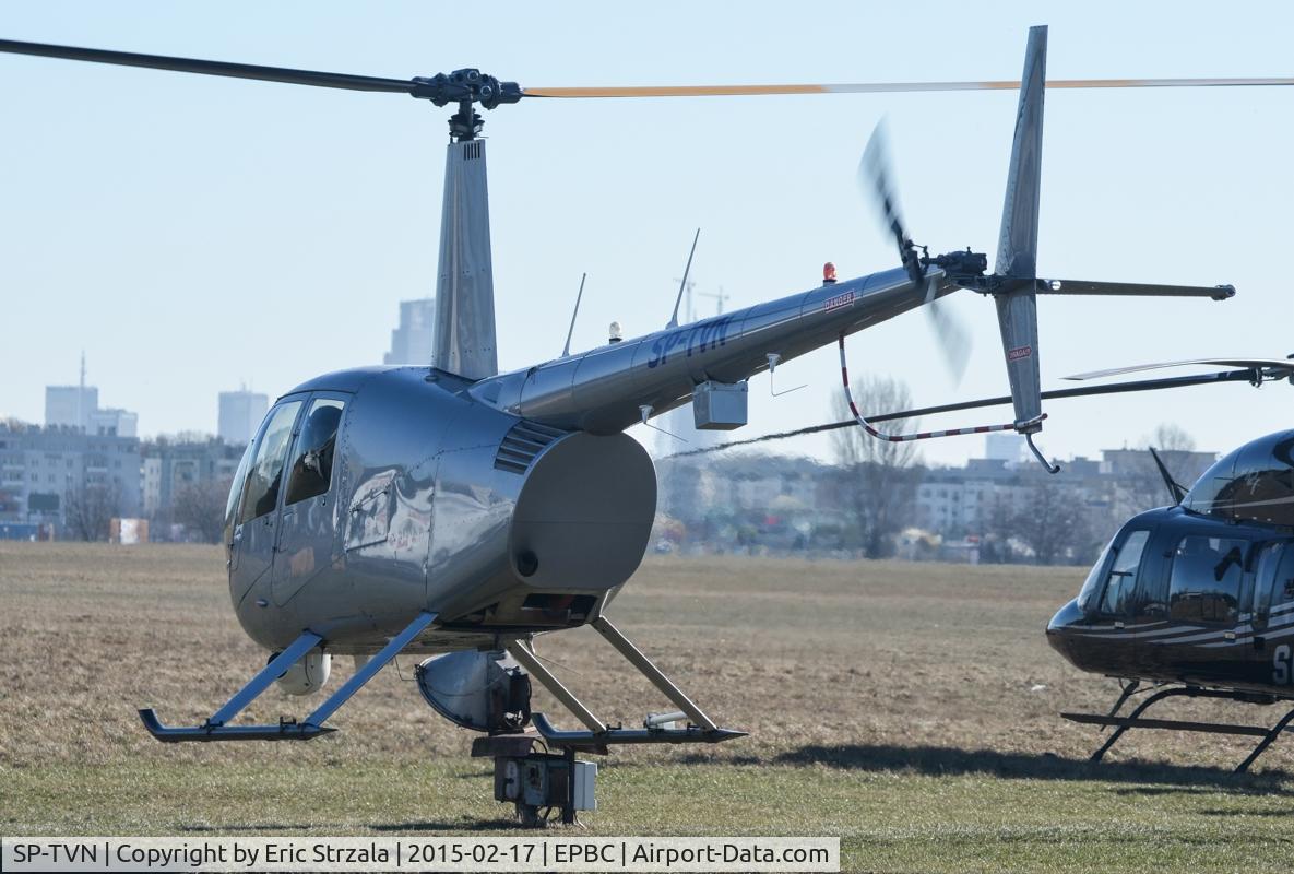 SP-TVN, 2008 Robinson R44 II C/N 12353, Taking off from EPBC.