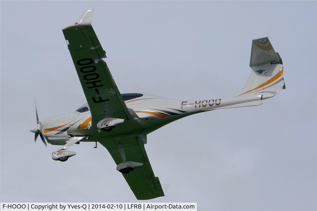 F-HOOO, 2013 Diamond DA-40 Diamond Star C/N D4.144, Diamond DA-40 Diamond Star, Short approach rwy 25L, Brest-Bretagne Airport (LFRB-BES)