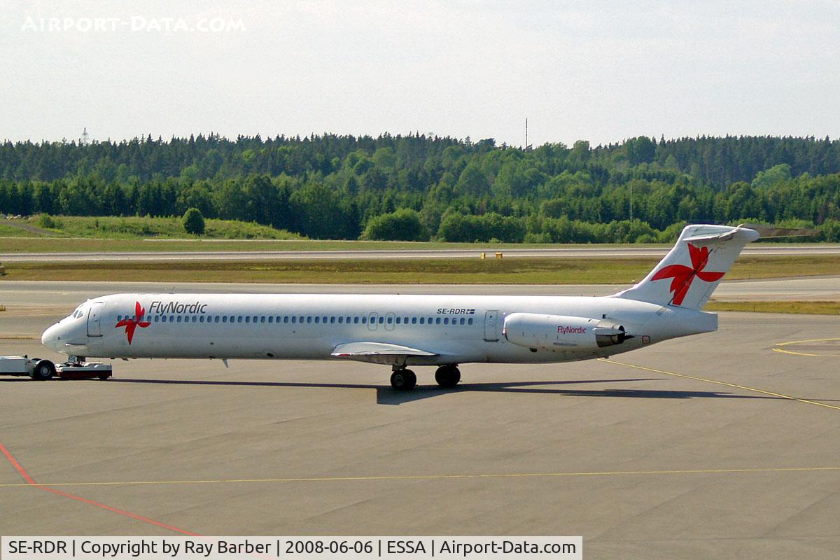 SE-RDR, 1980 McDonnell Douglas MD-82 (DC-9-82) C/N 49151/1088, McDonnell Douglas DC-9-82 [49151] (Nordic Airlink) Stockholm-Arlanda~SE 06/06/2008