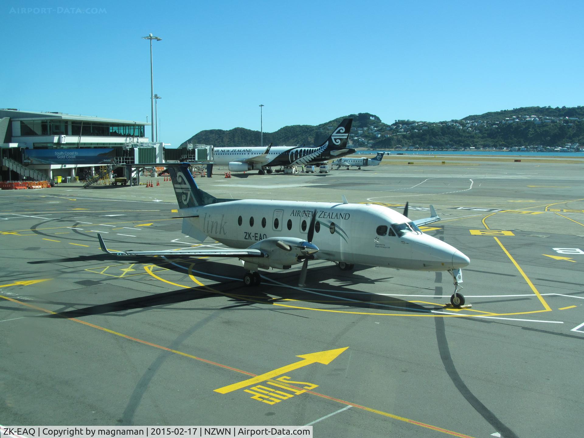ZK-EAQ, 2007 Raytheon Aircraft Company 1900D C/N UE-363, on apron at welly