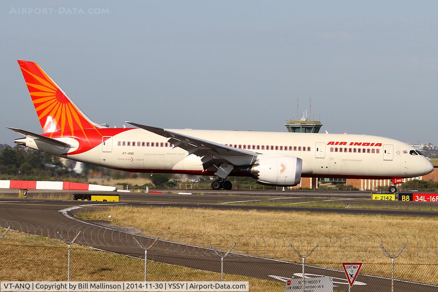 VT-ANQ, 2014 Boeing 787-8 Dreamliner C/N 36288, at least they had enough crew for this one !