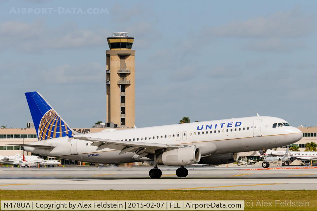 N478UA, 2001 Airbus A320-232 C/N 1533, Ft. Lauderdale