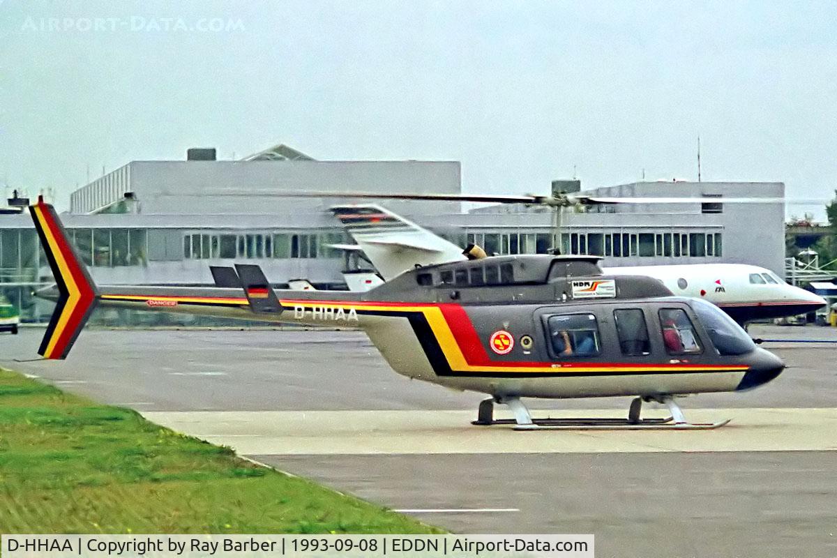 D-HHAA, Bell 206L-3 LongRanger III C/N 51446, Bell 206L-3 LongRanger III [51446] Nuremberg-Nurnberg~D 08/09/1993. From a slide.