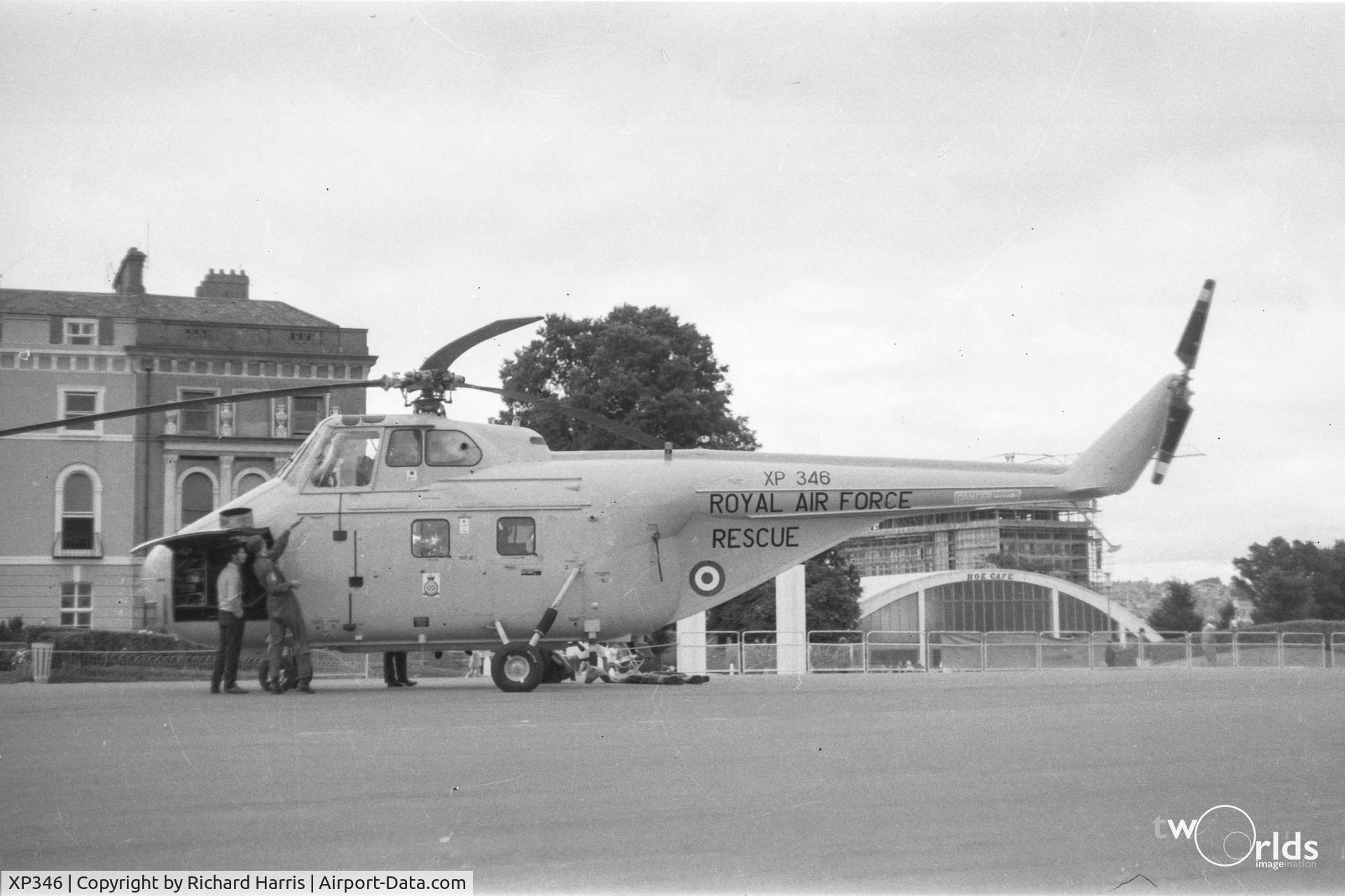 XP346, 1962 Westland Whirlwind HAR.10 C/N WA362, Photographed on Plymouth Hoe in about 1968/9