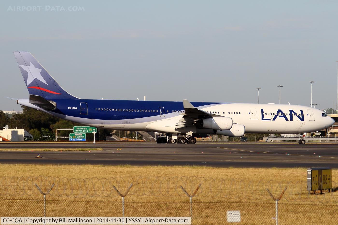 CC-CQA, 2000 Airbus A340-313X C/N 359, TAXIING FROM 34L