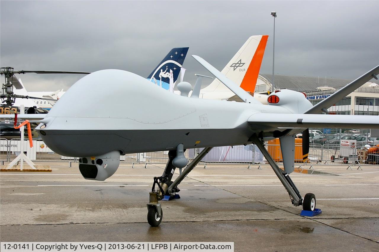 12-0141, General Atomics MQ-9A Reaper C/N AF-142, General Atomics MQ-9B Reaper, Static Display Paris-Le Bourget Air Show 2013