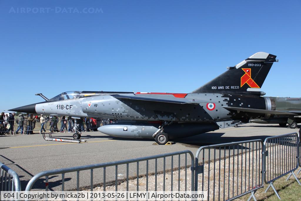 604, Dassault Mirage F.1CR C/N 604, Parked