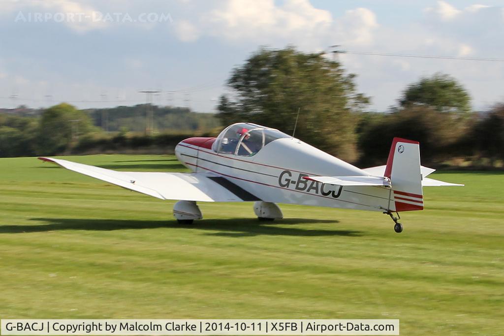 G-BACJ, 1966 Jodel D-120 Paris-Nice C/N 315, Jodel D-120 Paris-Nice at Fishburn Airfield UK, October 11 2014.