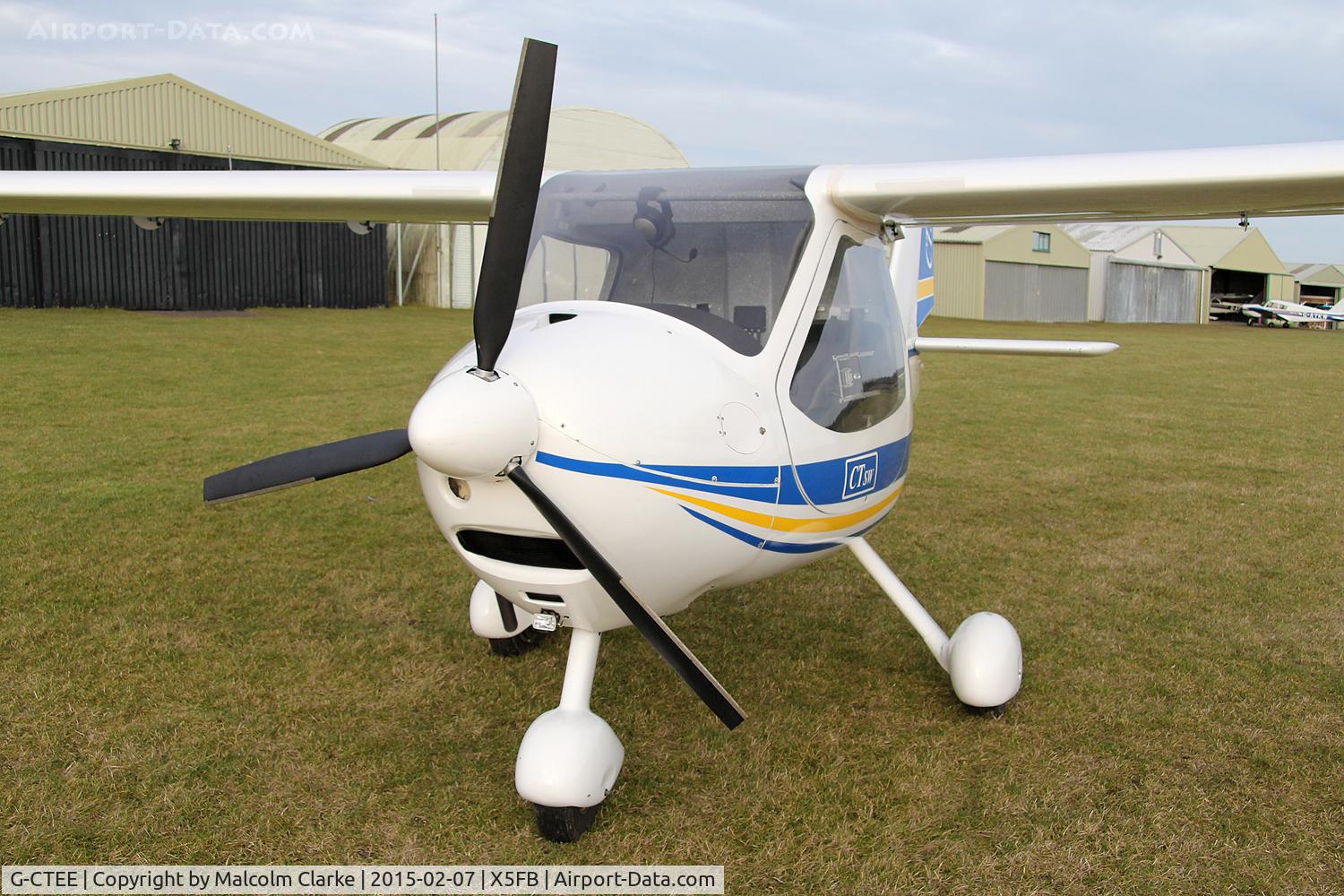 G-CTEE, 2007 Flight Design CTSW C/N 8269, Flight Design CTSW at Fishburn Airfield UK, February 7th 2015.