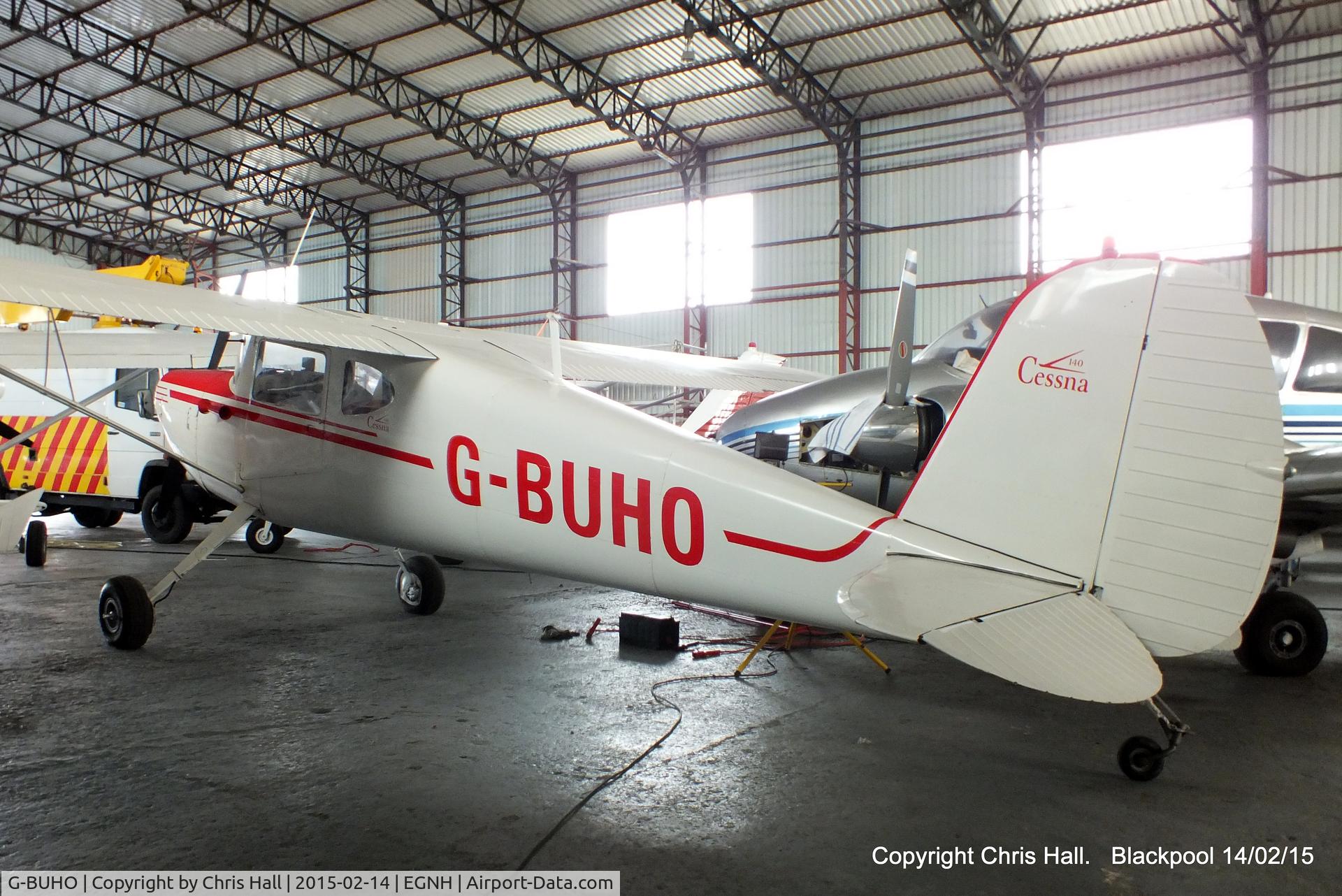 G-BUHO, 1948 Cessna 140 C/N 14402, Blackpool resident