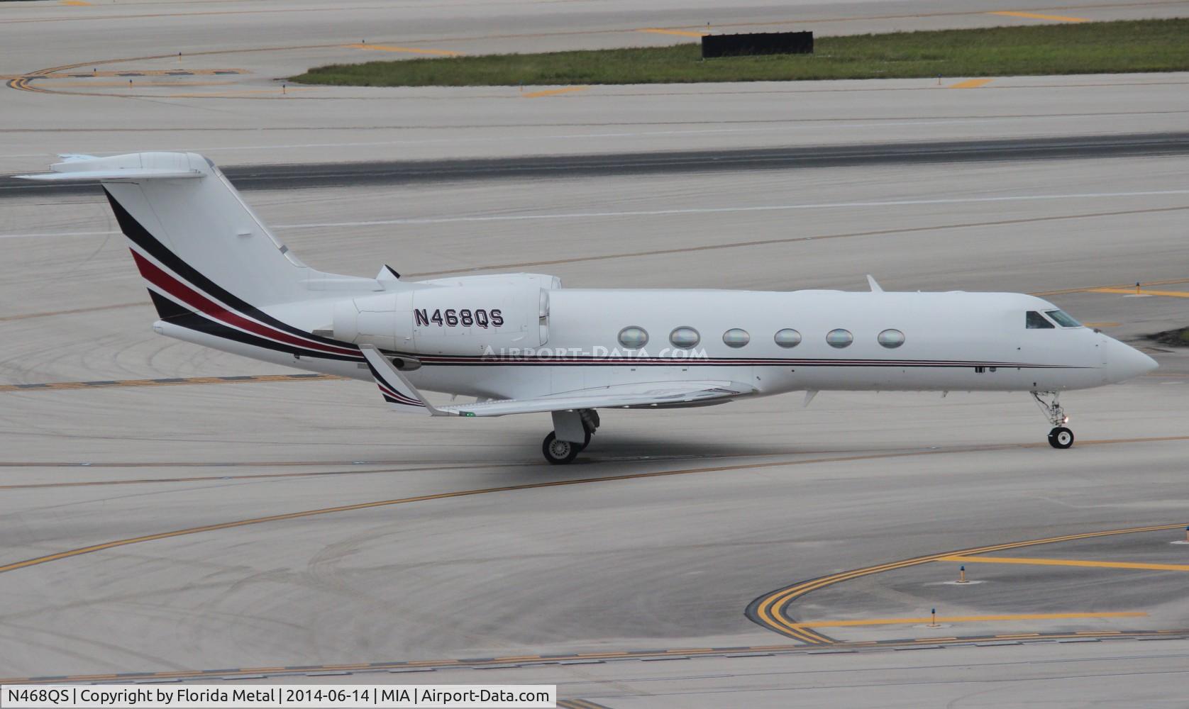 N468QS, 2008 Gulfstream Aerospace GIV-X (G450) C/N 4146, Net Jets G450