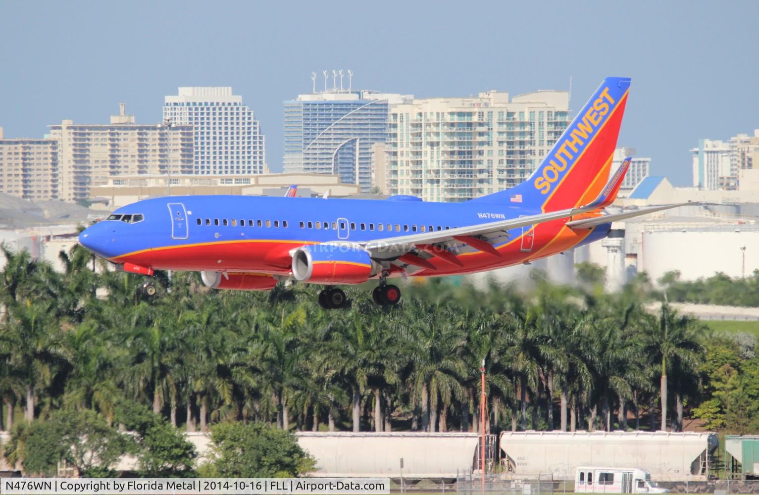 N476WN, 2004 Boeing 737-7H4 C/N 32475, Southwest