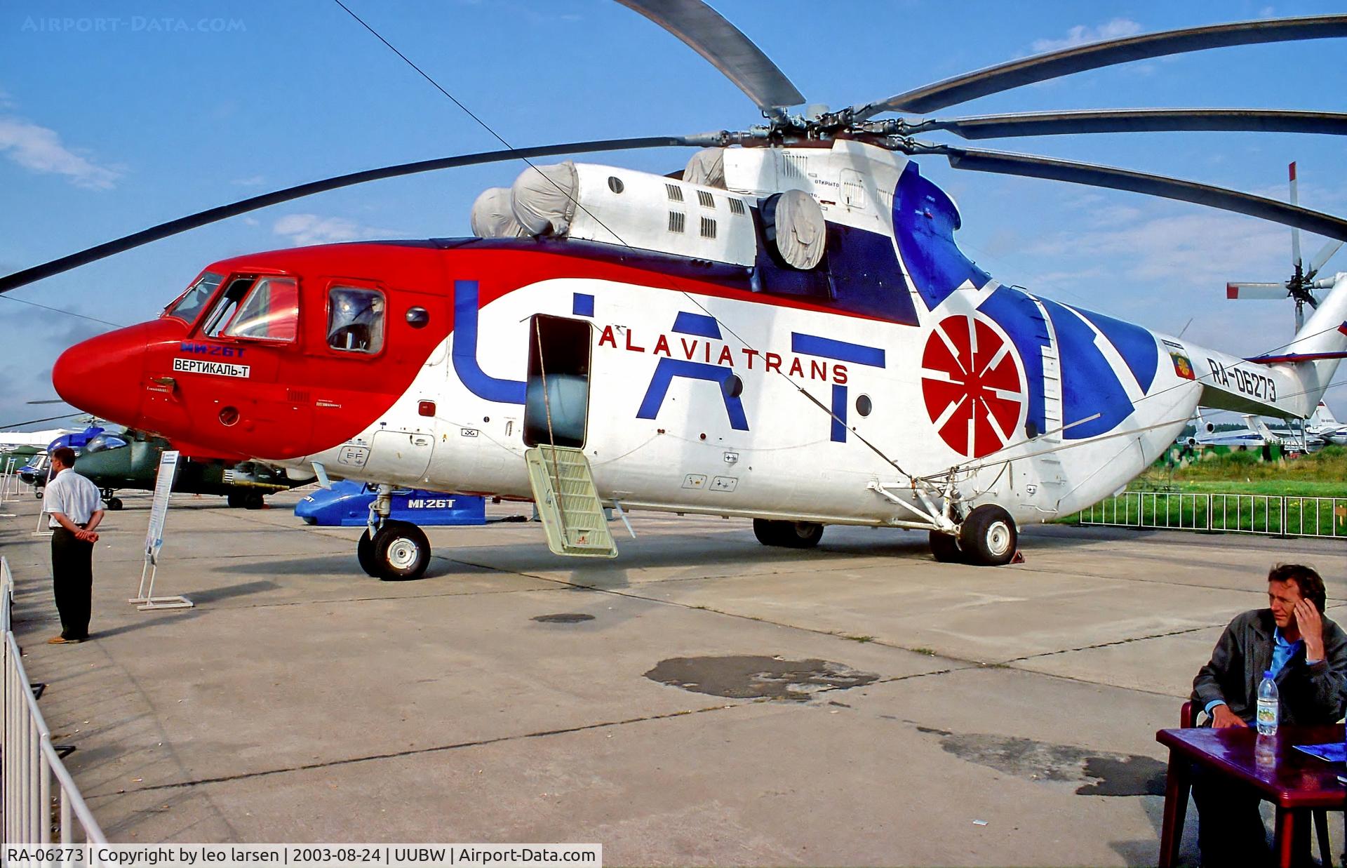 RA-06273, 1992 Mil Mi-26T C/N 34001212501, Zhukovsky Moscow 24.8.03