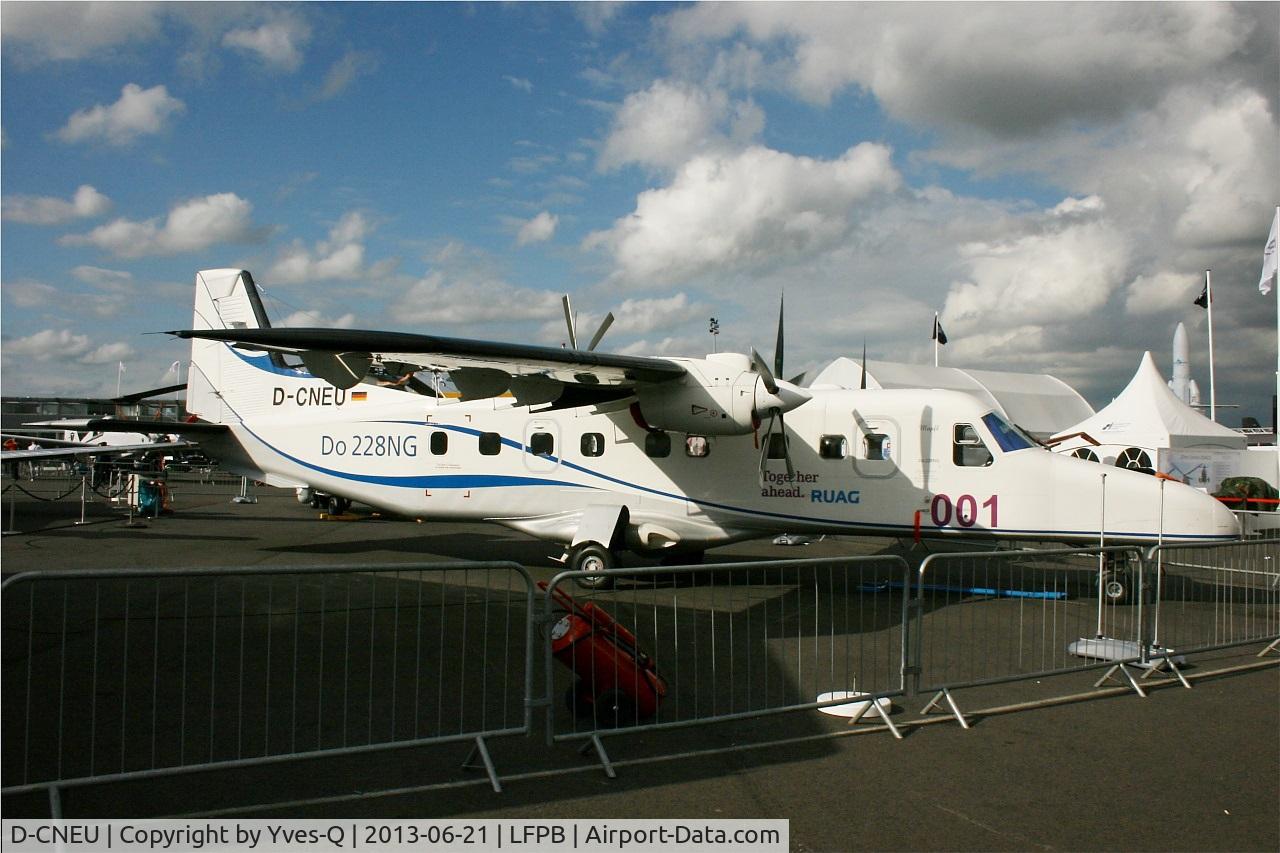 D-CNEU, 1992 Dornier 228-212 C/N 8206, Dornier 228-212, Static display, Paris Le Bourget (LFPB-LBG) Air Show 2013