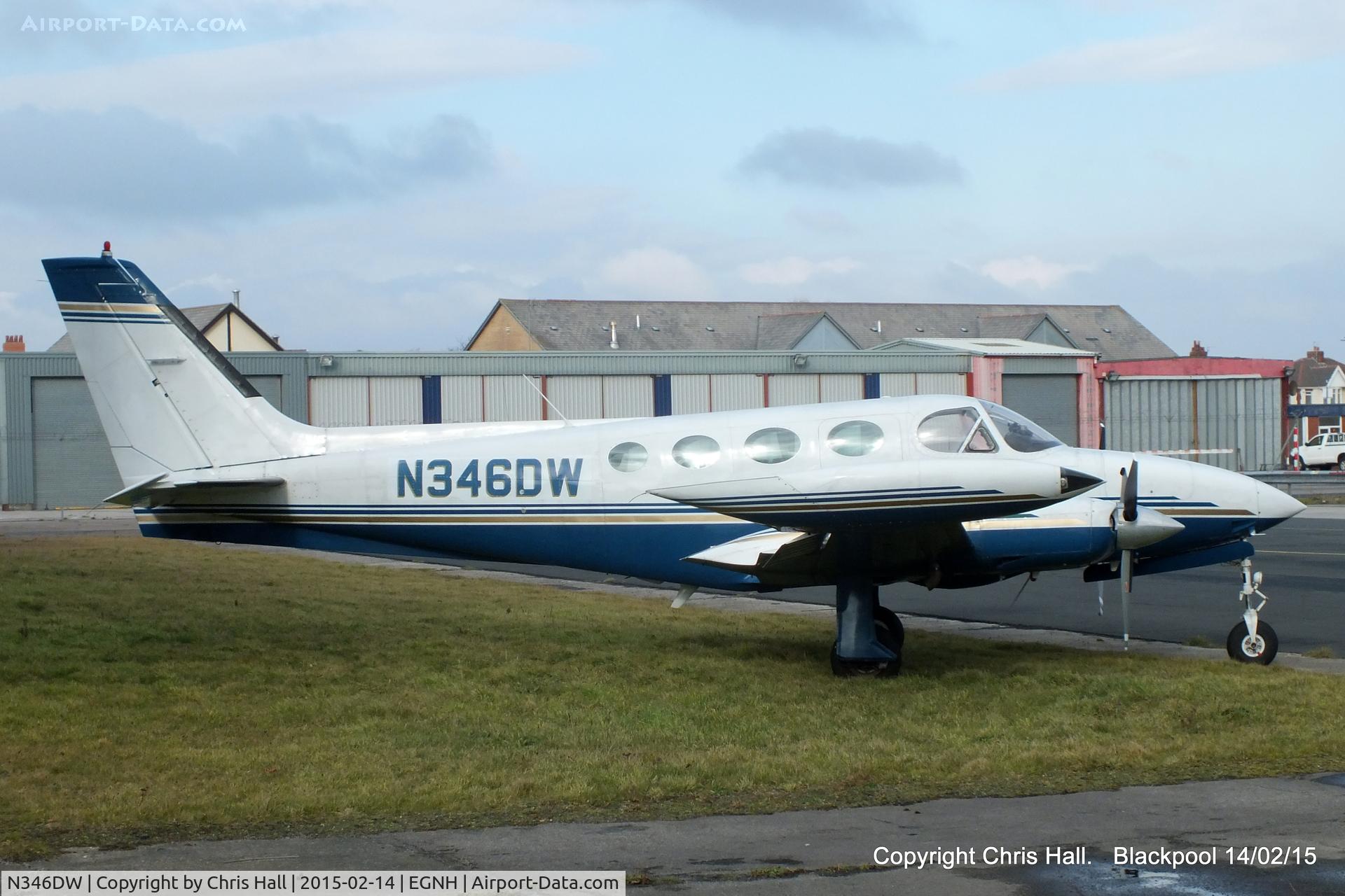 N346DW, Cessna 340A C/N 340A0742, visitor from Fairoaks