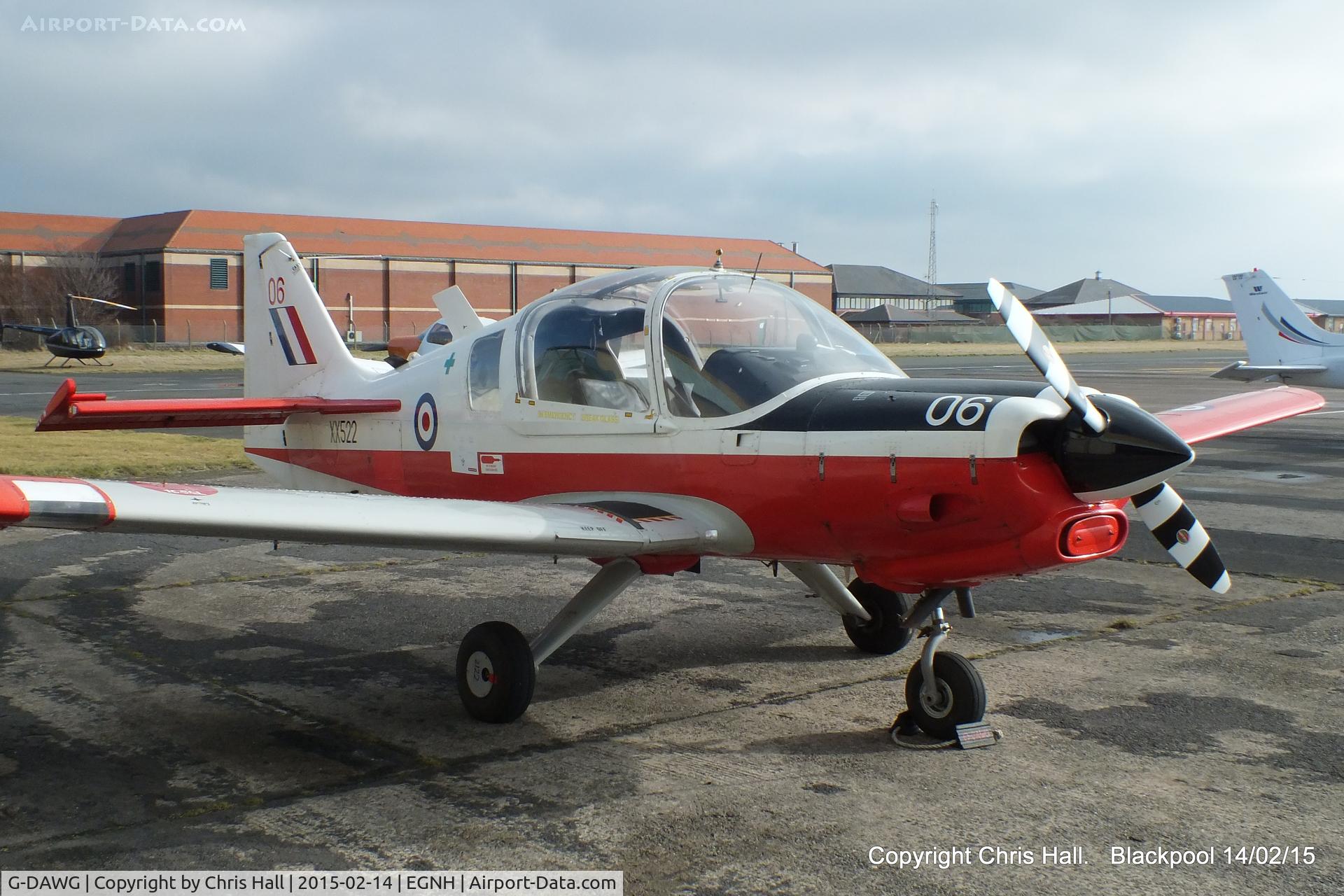 G-DAWG, 1973 Scottish Aviation Bulldog T.1 C/N BH120/208, Blackpool resident