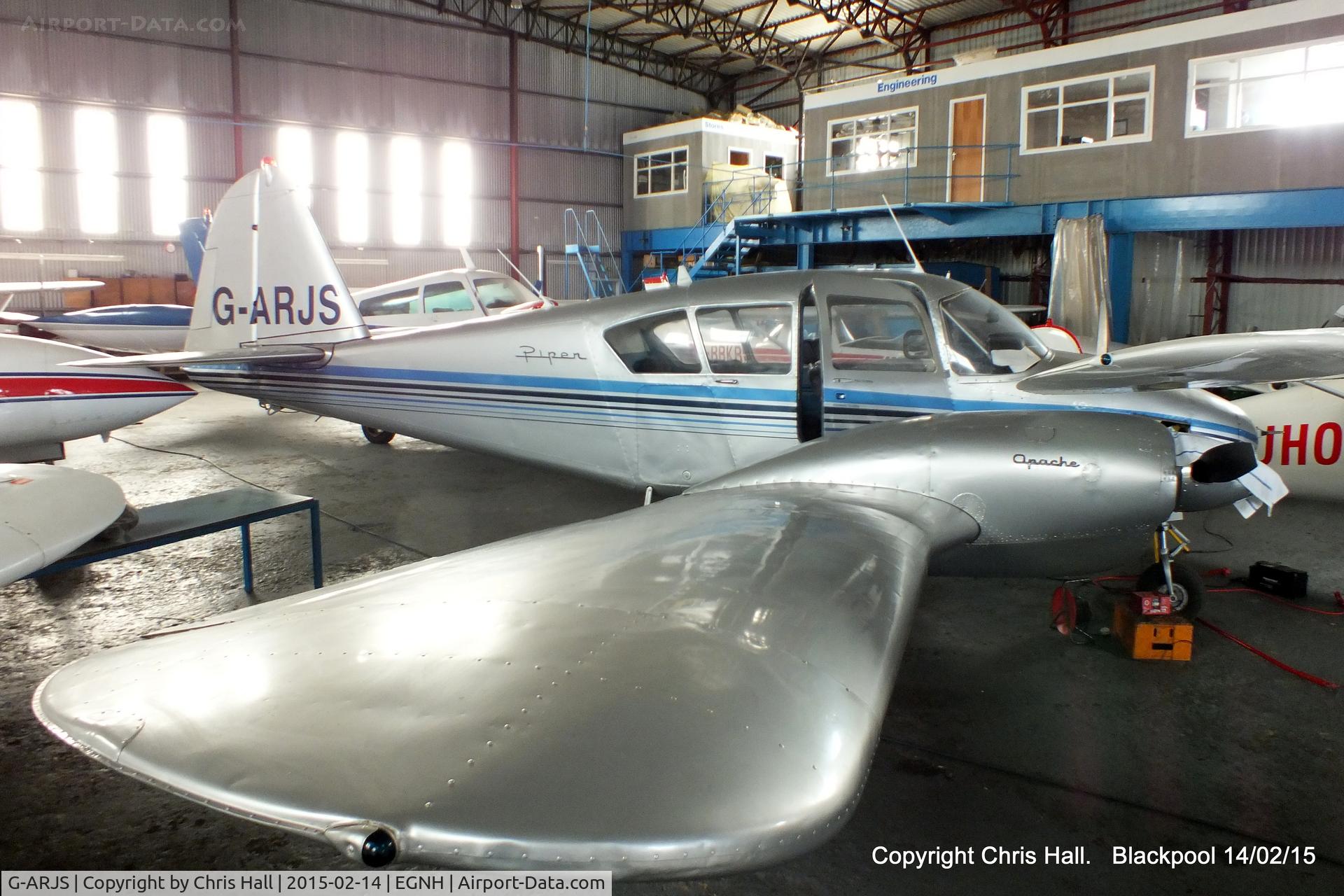 G-ARJS, 1961 Piper PA-23-160 Apache C/N 23-1977, Bencray Ltd