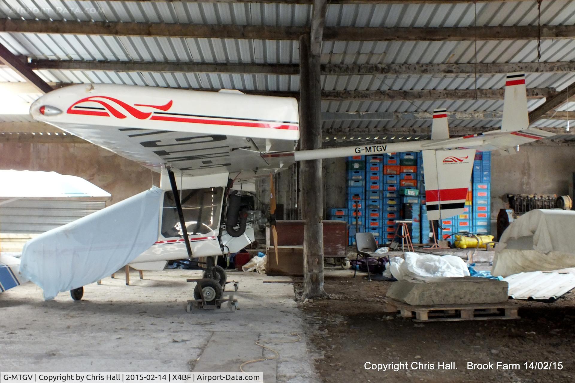 G-MTGV, 1987 CFM Shadow Series DD C/N 052, At Brook Farm airstrip, Pilling