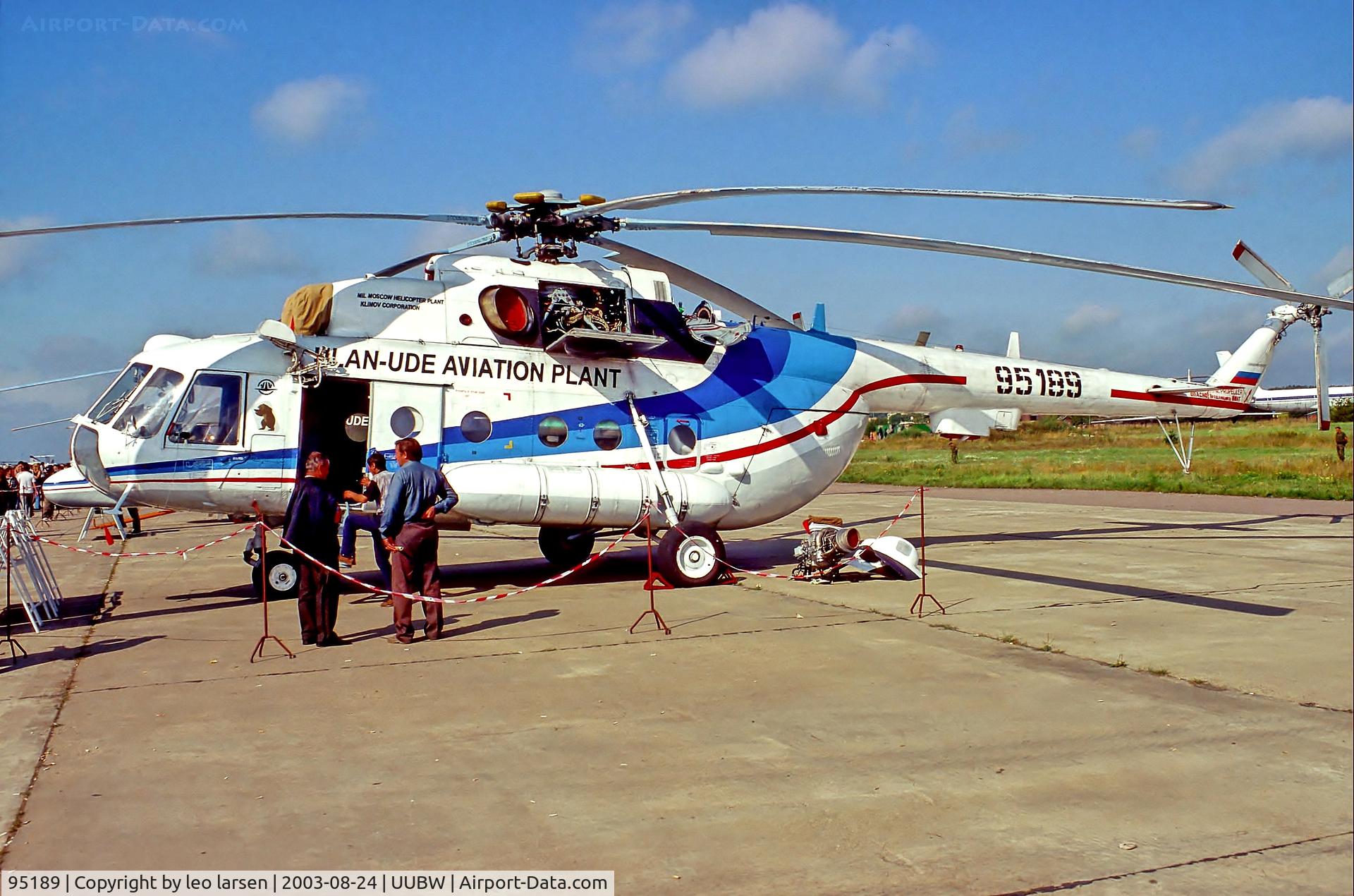 95189, Mil Mi-171 C/N 95189, Zhukovski Moscow 24.8.03