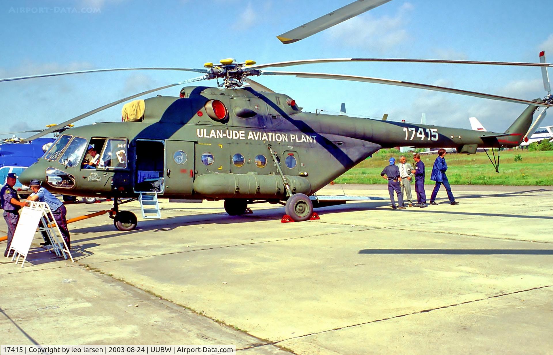 17415, MIL Mi-171 C/N 59489617415, Zhukovsky Moscow 24.8.03