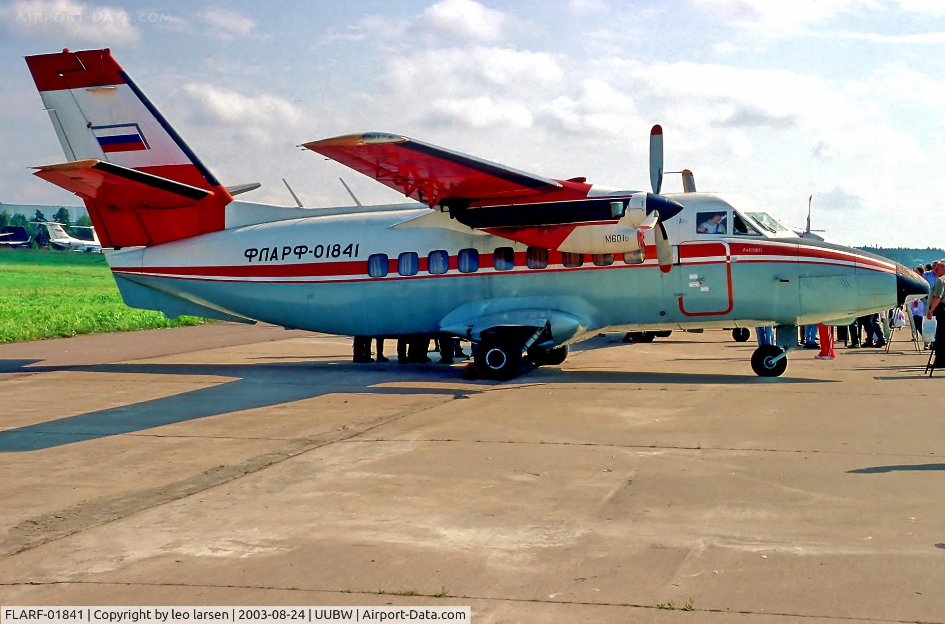 FLARF-01841, 1984 Let L-410UVP Turbolet C/N 841311, Zhukovsky Moscow 24.8.03.ex CCCP-67486
