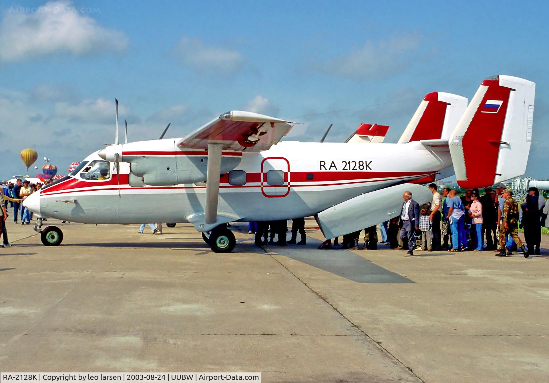 RA-2128K, 1989 PZL-Mielec An-28 C/N 1AJ006-02, Zhukovsky Moscow 24.8.03.ex RA-28794