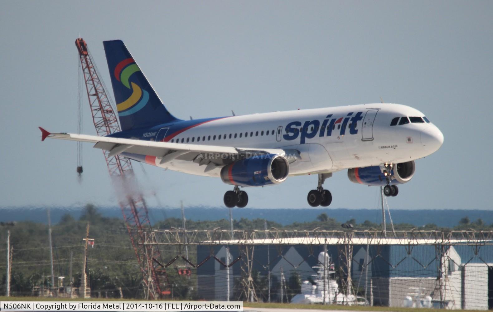 N506NK, 2005 Airbus A319-132 C/N 2490, Spirit A319