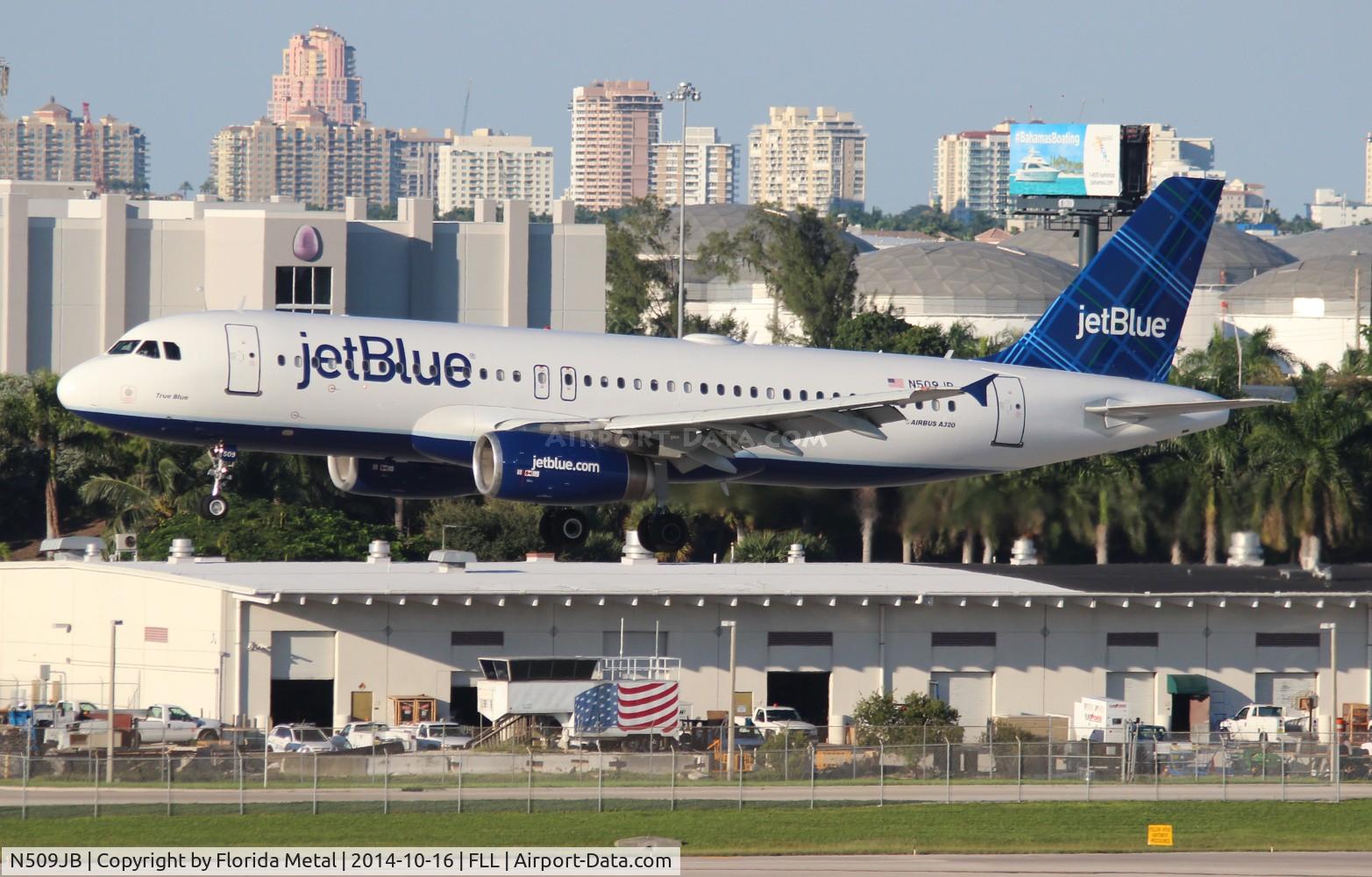 N509JB, 2000 Airbus A320-232 C/N 1270, Jet Blue (new tail design)