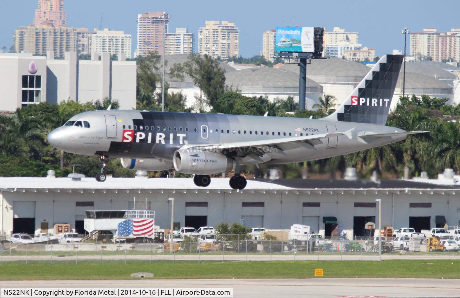 N522NK, 2006 Airbus A319-132 C/N 2893, Spirit A319