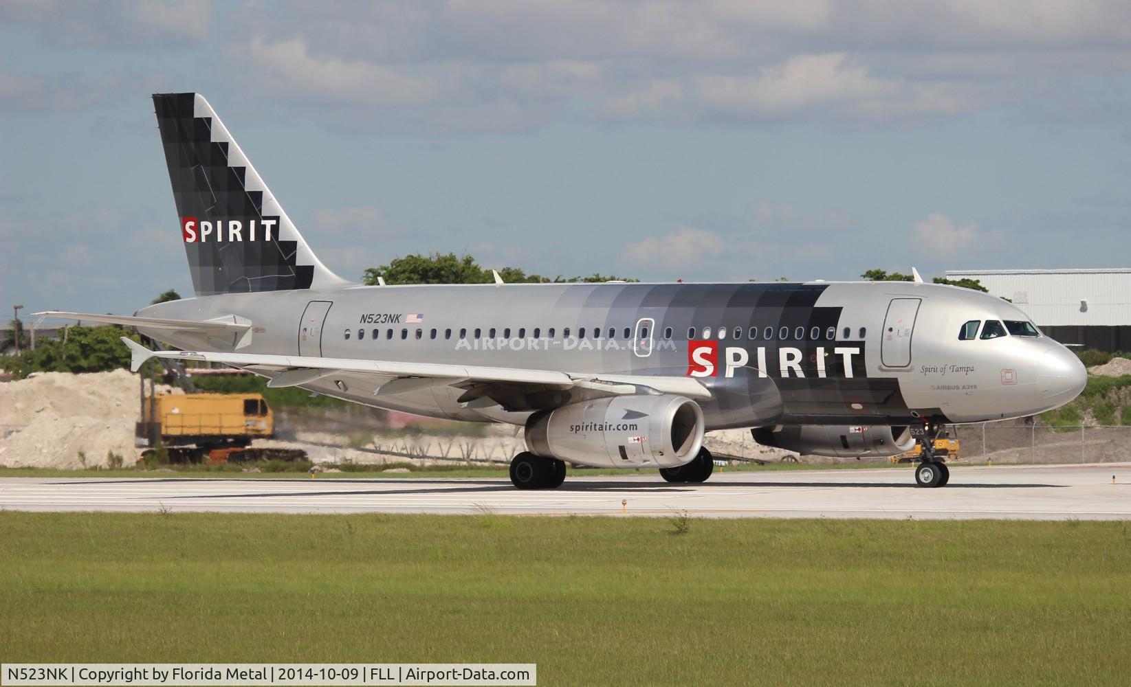 N523NK, 2006 Airbus A319-132 C/N 2898, Spirit