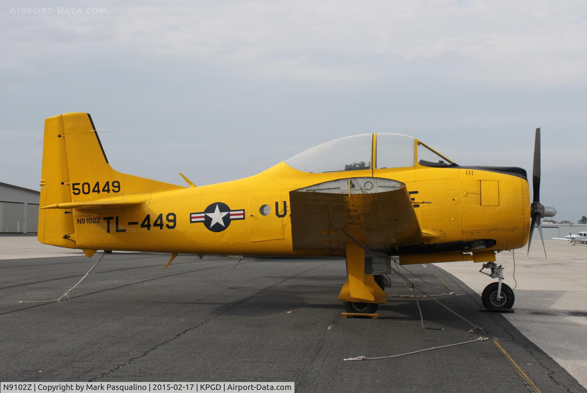 N9102Z, 1951 North American T-28A Trojan C/N 171-7, North American T-28A