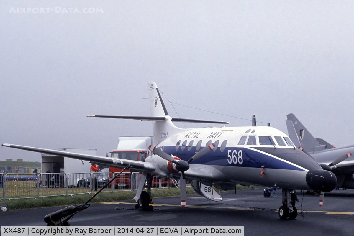 XX487, Scottish Aviation HP-137 Jetstream T.2 C/N 269, BAE Systems Jetstream T.2 [269] (Royal Navy) RAF Fairford~G (date unknown)