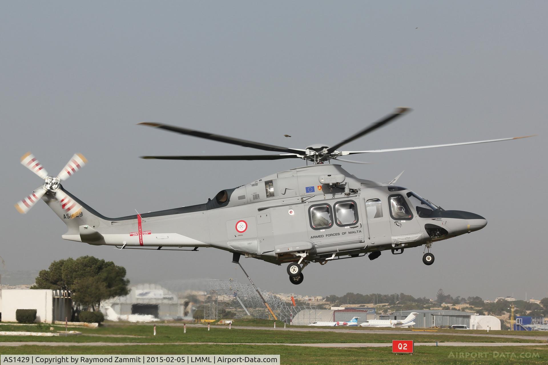 AS1429, AgustaWestland AW-139 C/N 31595, Agusta Westland 139 AS1429 Armed Force of Malta