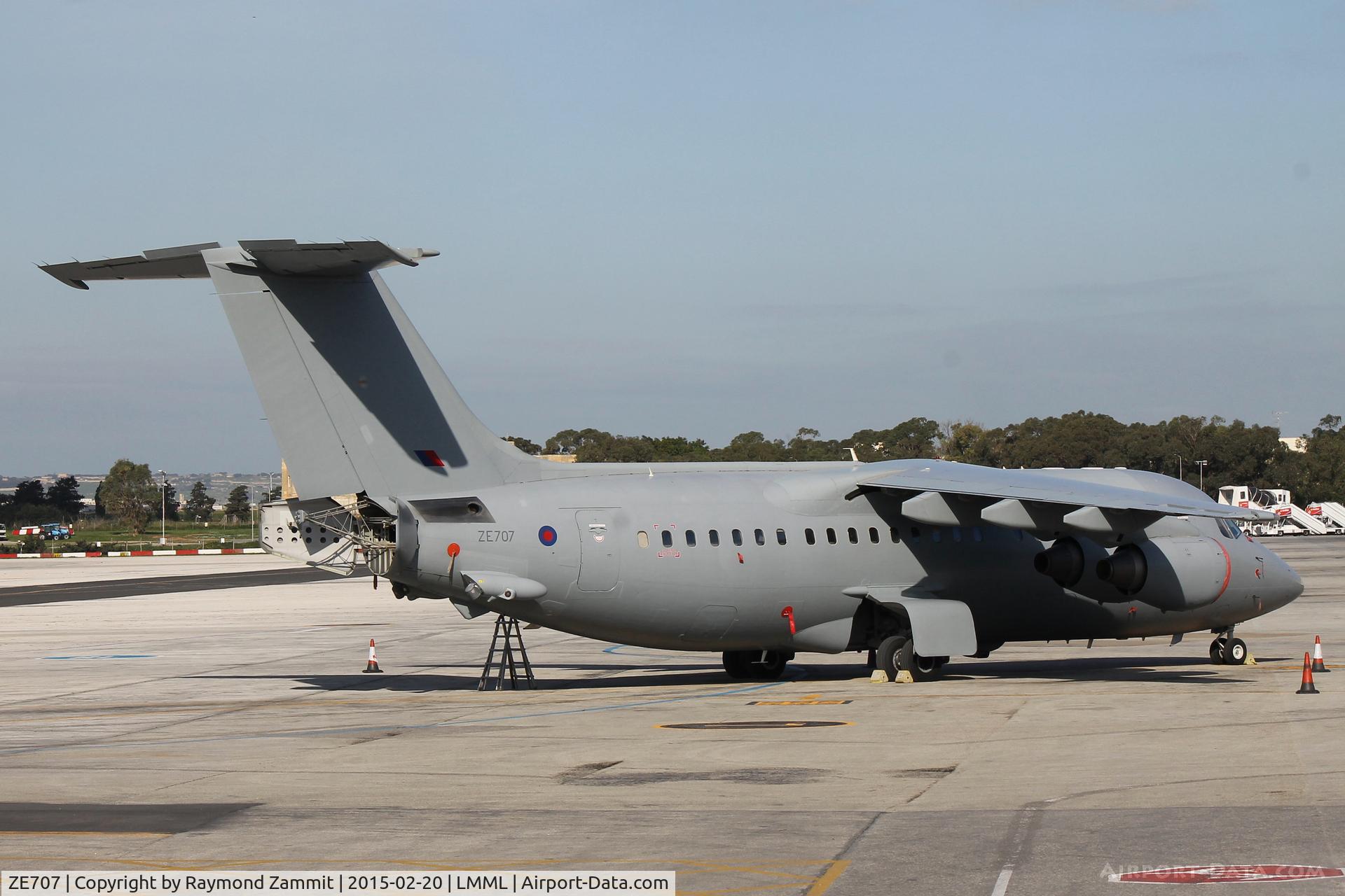 ZE707, 1991 British Aerospace BAe.146-200QC Quick Change C/N E2188, Bae146 ZE707 Royal Air Force