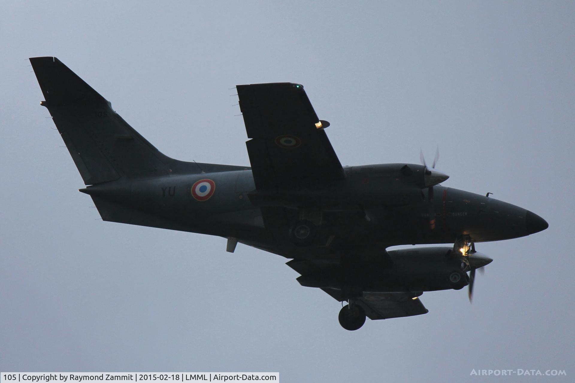 105, Embraer EMB-121AA Xingu C/N 121105, Emb121 Xingu 105/YU French Air Force
