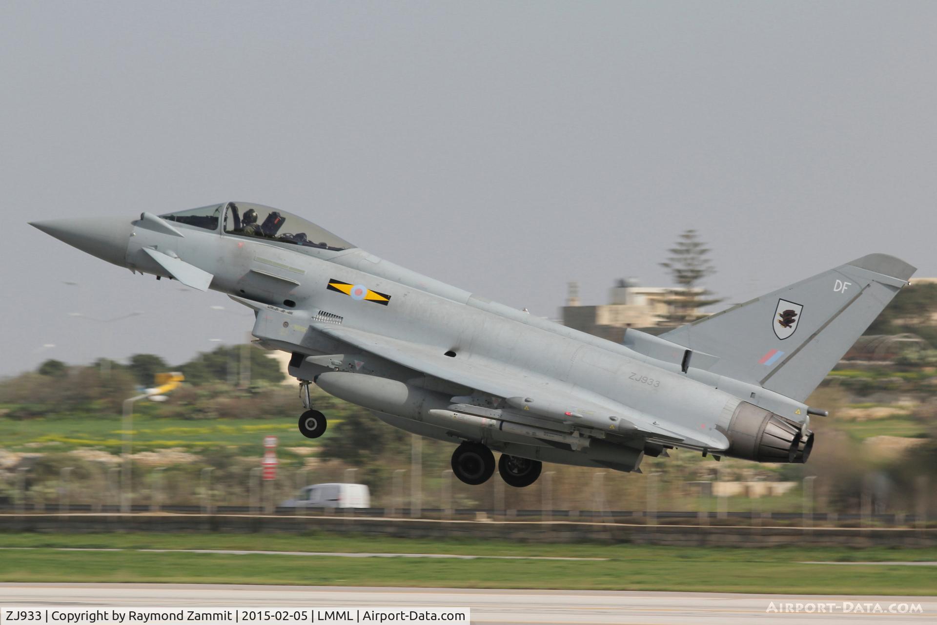 ZJ933, 2006 Eurofighter EF-2000 Typhoon FGR4 C/N 0108/BS024, Eurofighter EF2000 Typhoon FGR4 ZJ933/DF 11Sqd RAF