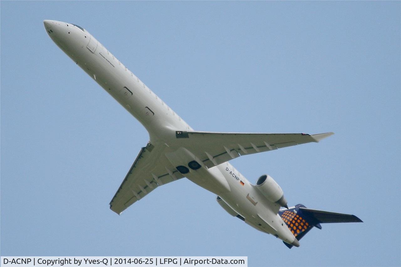 D-ACNP, 2010 Bombardier CRJ-900LR (CL-600-2D24) C/N 15259, Canadair Regional Jet CRJ-900LR, Take-off Rwy 27L, Roissy Charles De Gaulle Airport (LFPG-CDG)