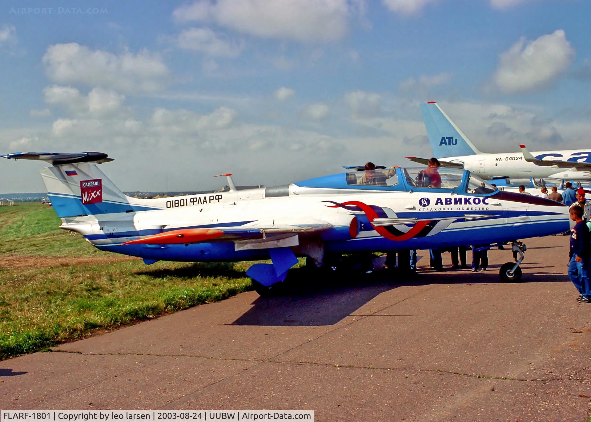 FLARF-1801, 2000 Aero L-29 C/N 7925058, Zhukovsky Moscow 24.8.03