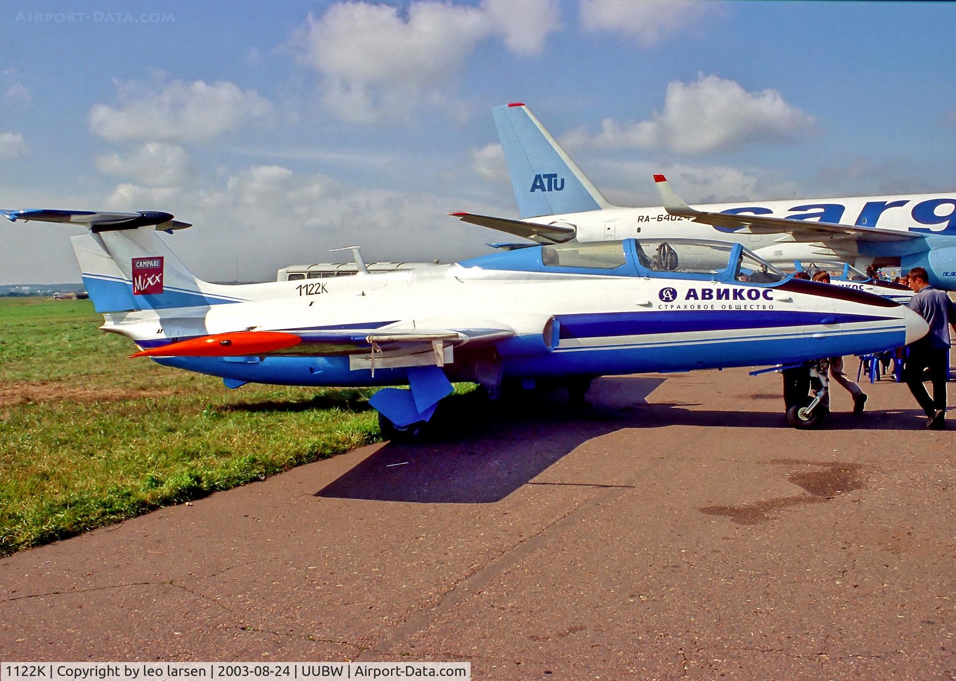 1122K, Aero L-29 C/N 194341, Zhukovsky Moscow 24.8.03