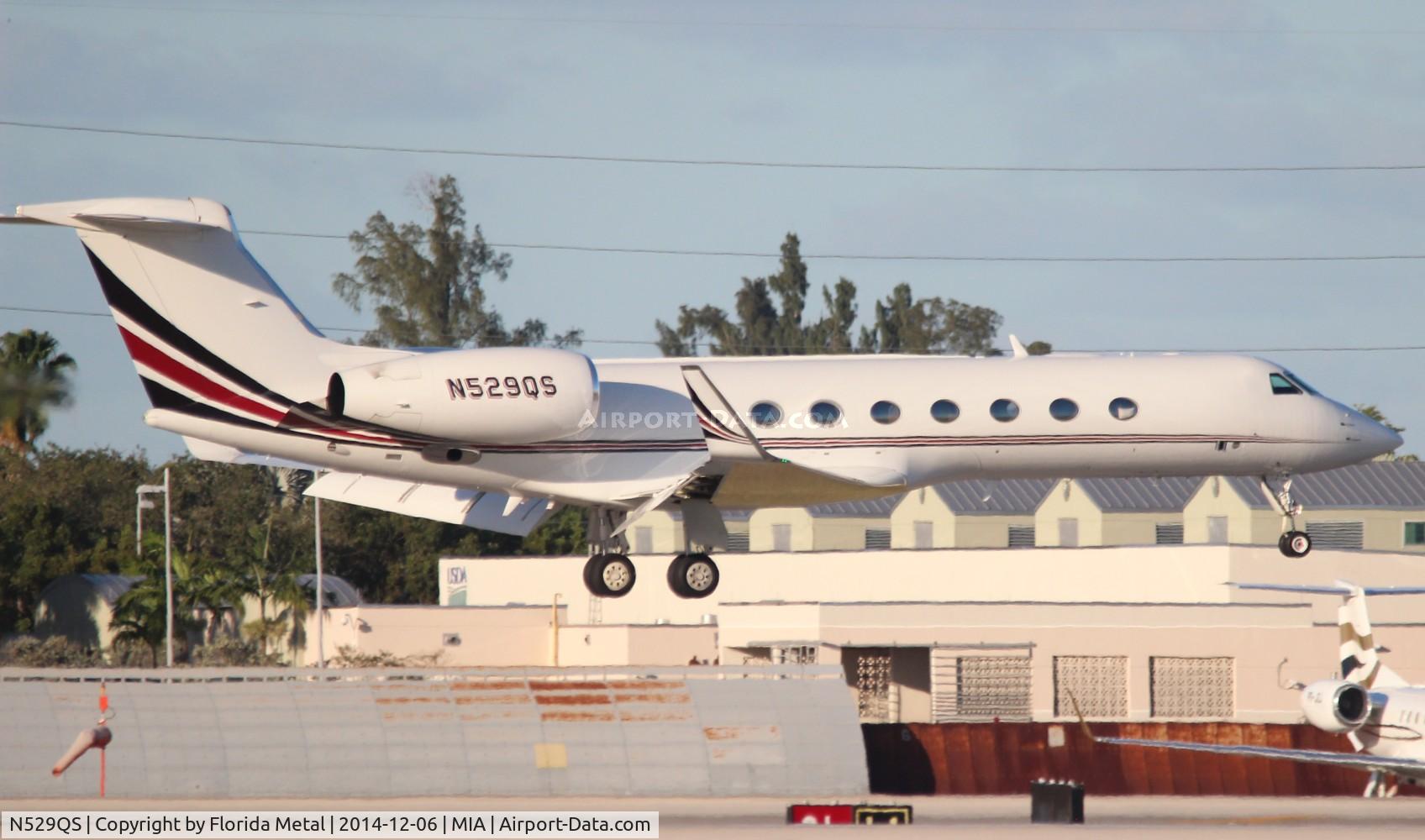 N529QS, 2007 Gulfstream Aerospace GV-SP (G550) C/N 5156, Net Jets G550