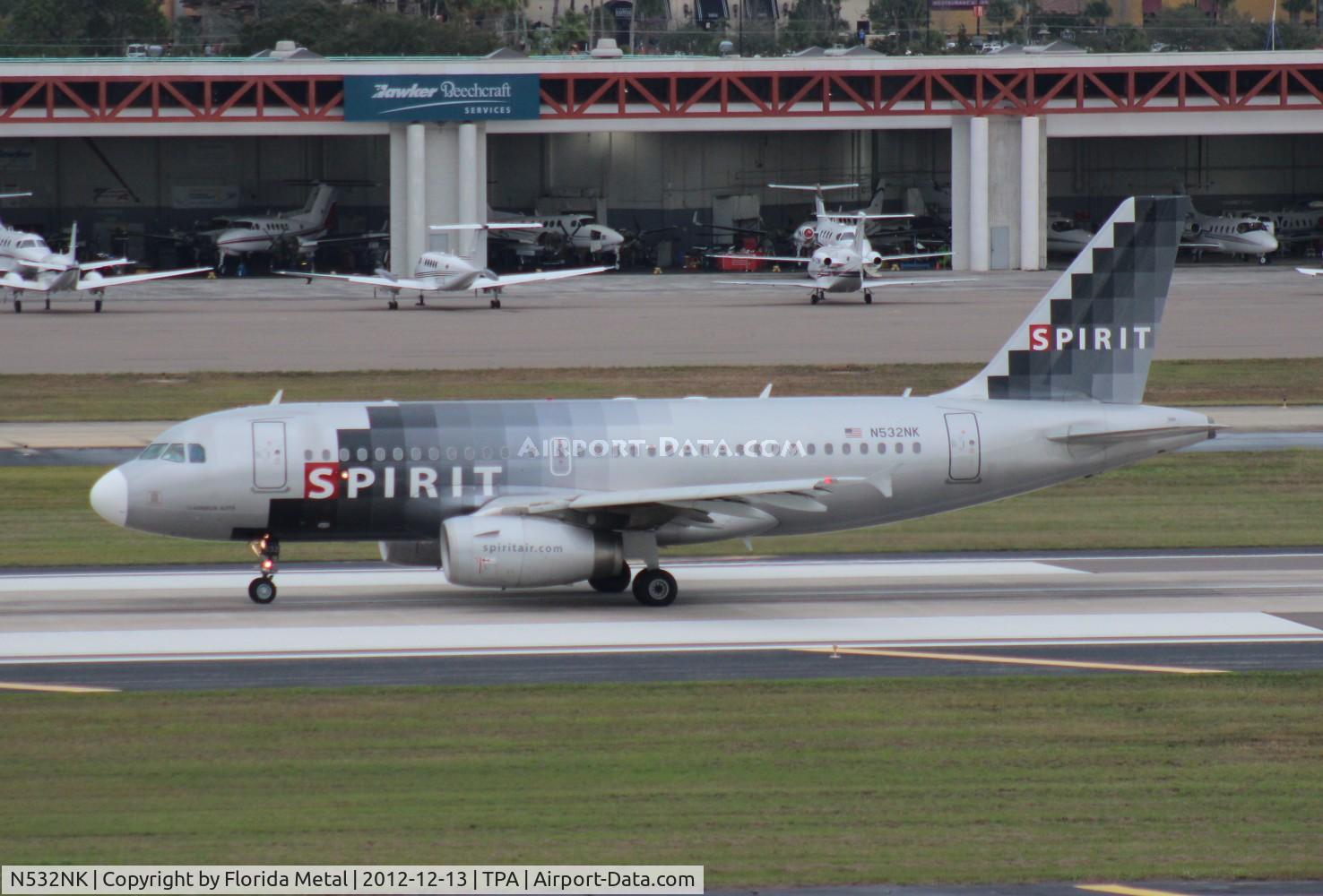 N532NK, 2007 Airbus A319-132 C/N 3165, Spirit