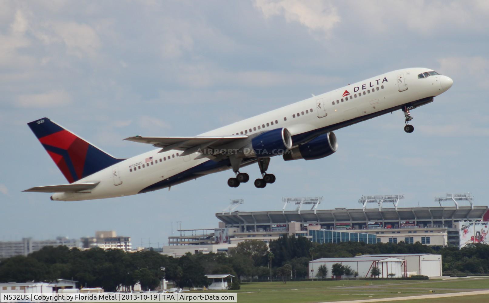 N532US, 1988 Boeing 757-251 C/N 24263, Delta