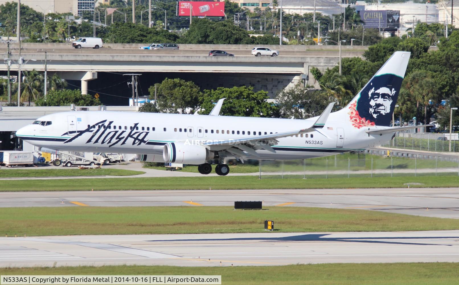 N533AS, 2010 Boeing 737-890 C/N 35201, Alaska