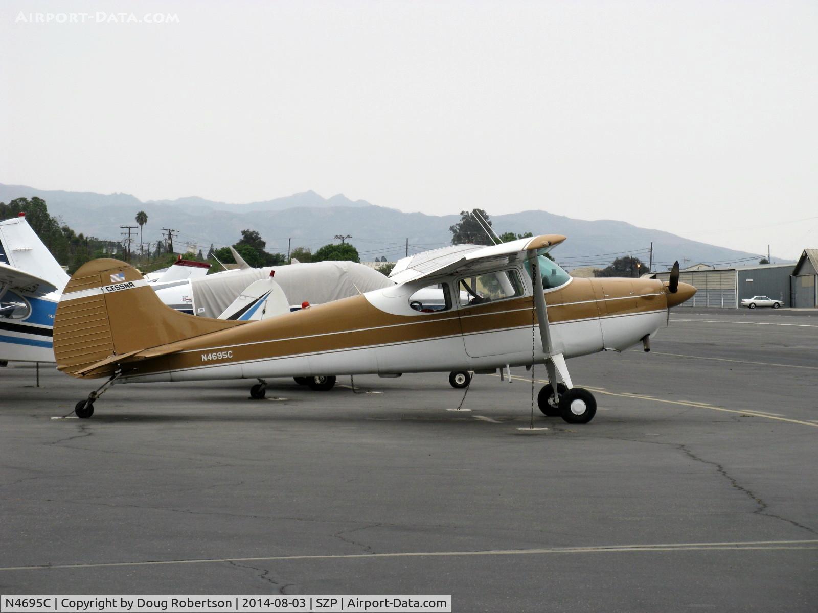 N4695C, 1953 Cessna 170B C/N 25639, 1953 Cessna 170B, Continental C145 145 Hp, a classic in beautiful appearance