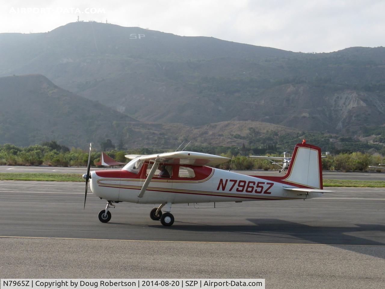 N7965Z, 1963 Cessna 150C C/N 15060065, 1963 Cessna 150C, Continental O-200 100 Hp, taxi