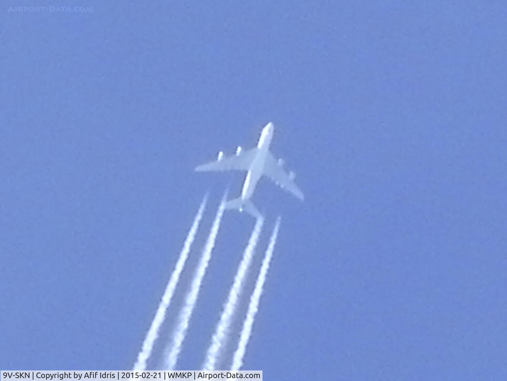 9V-SKN, 2011 Airbus A380-841 C/N 071, Based on FR24.
This is flight SQ321 from London Heathrow