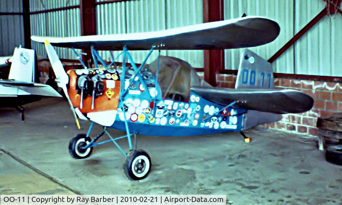 OO-11, Mignet HM.293 Pou-du-Ciel C/N Not found OO-11, Mignet HM.293 Pou-du-Ciel [Unknown] (place and date unknown). From a slide.
