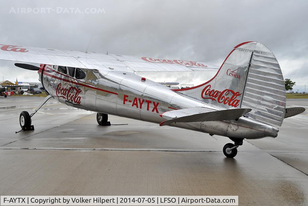 F-AYTX, 1950 Cessna 195 C/N 7496, at Nancy